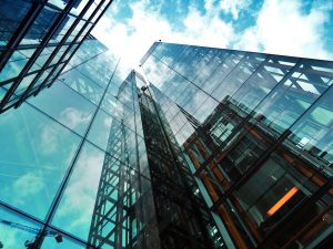Tall buildings of real estate property