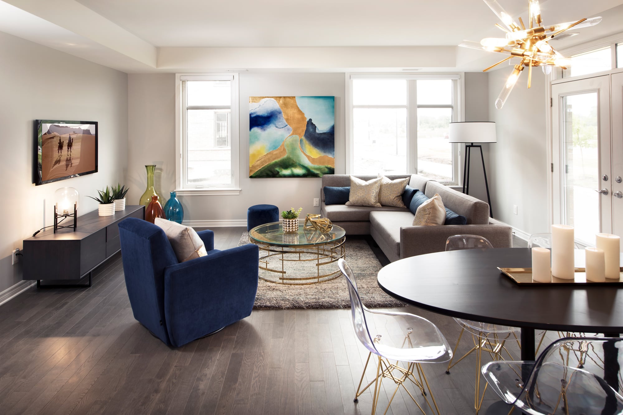 Fernbank Crossing - Living Room Space & Dining Area