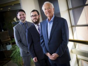 The Regional Group’s Property Management and Commercial Leasing team: From left, Sender Gordon, director of Commercial Leasing; Jeff Gould, senior vice-president; Tal Scher, director of Property Management