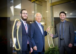 The Regional Group’s Property Management and Commercial Leasing team: From left, Sender Gordon, director of Commercial Leasing; Jeff Gould, senior vice-president; Tal Scher, director of Property Management.