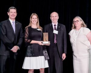 Regional Group receiving the 2018 Brownie Award for Best Project Development on a neighbourhood Scale.